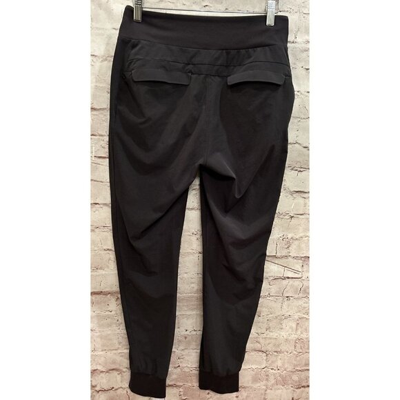 Athleta Black Soho Jogger Pant Pockets Ankle Size 4 Style 76253 - Picture 4 of 4